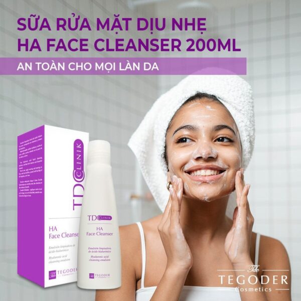 Sữa rửa mặt cấp nước HA – HA Face Cleanser